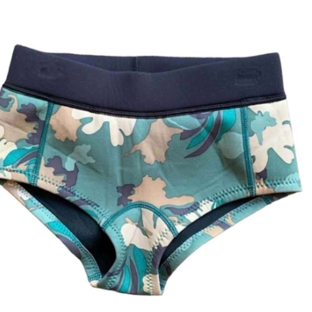 Patagonia R1 Lite Yulex Surf Shorts Cloudbreak Camo Hemlock Green